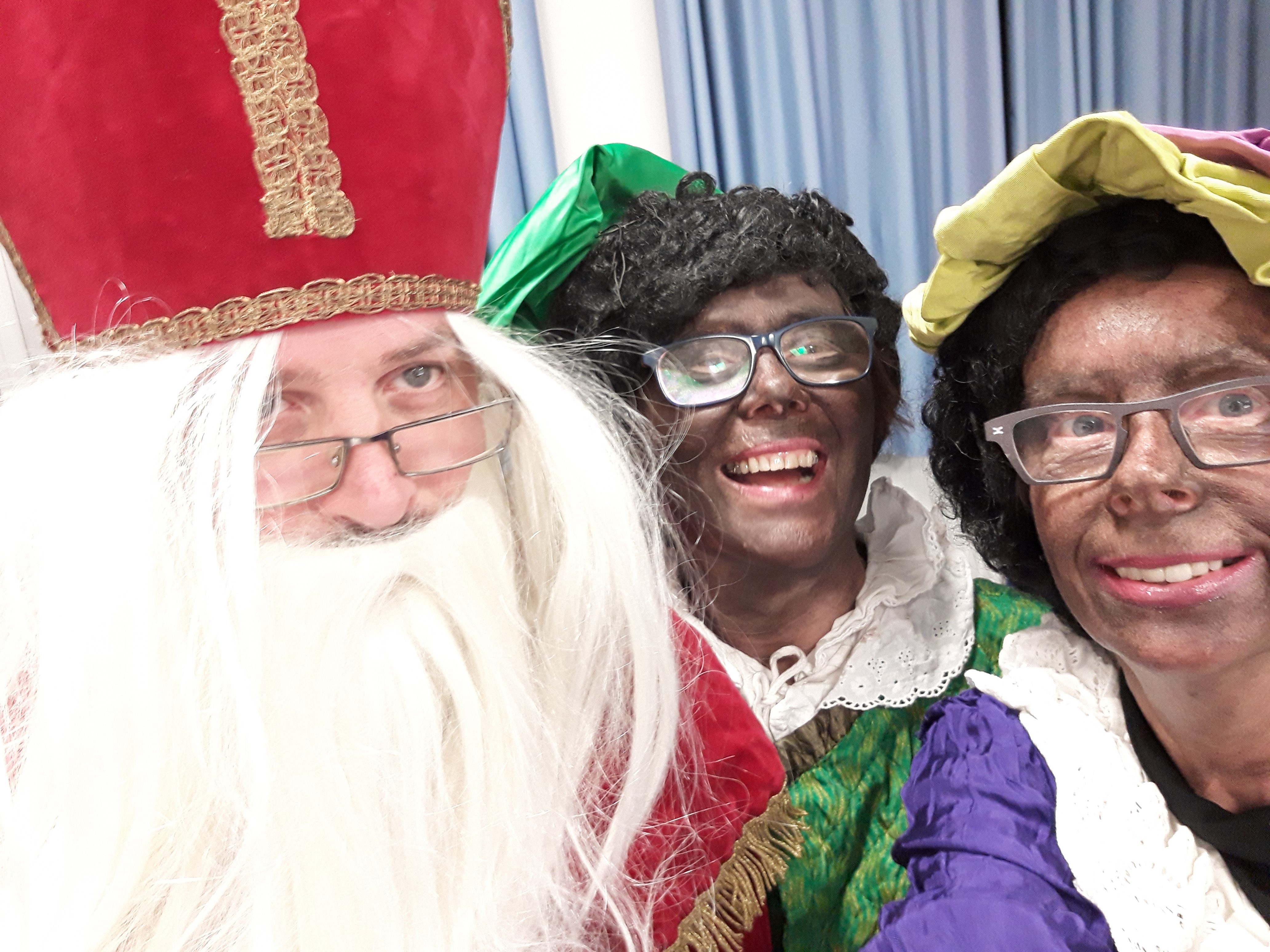 Sinterklaas en zwarte Piet