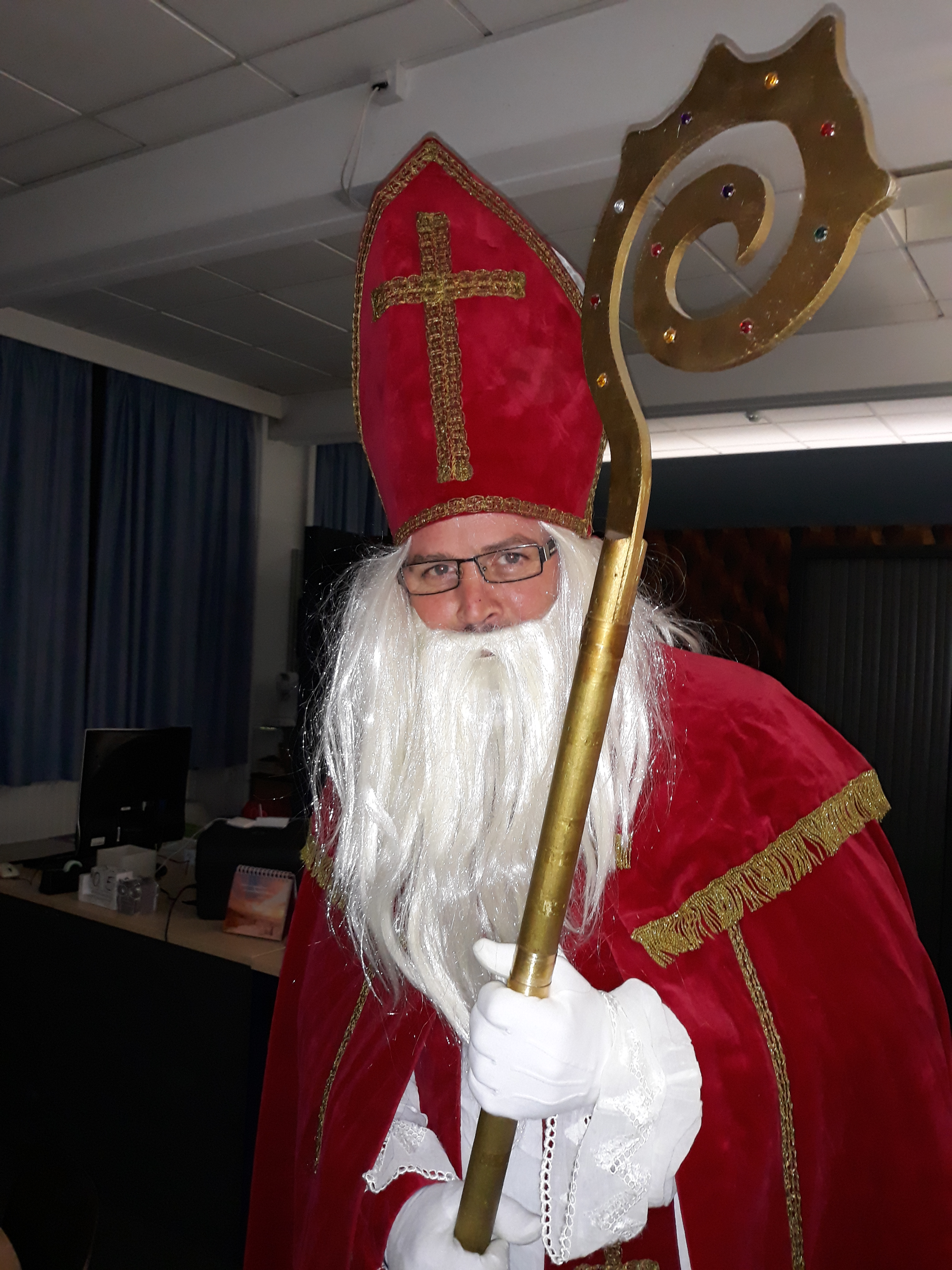 Sinterklaas en zwarte Piet